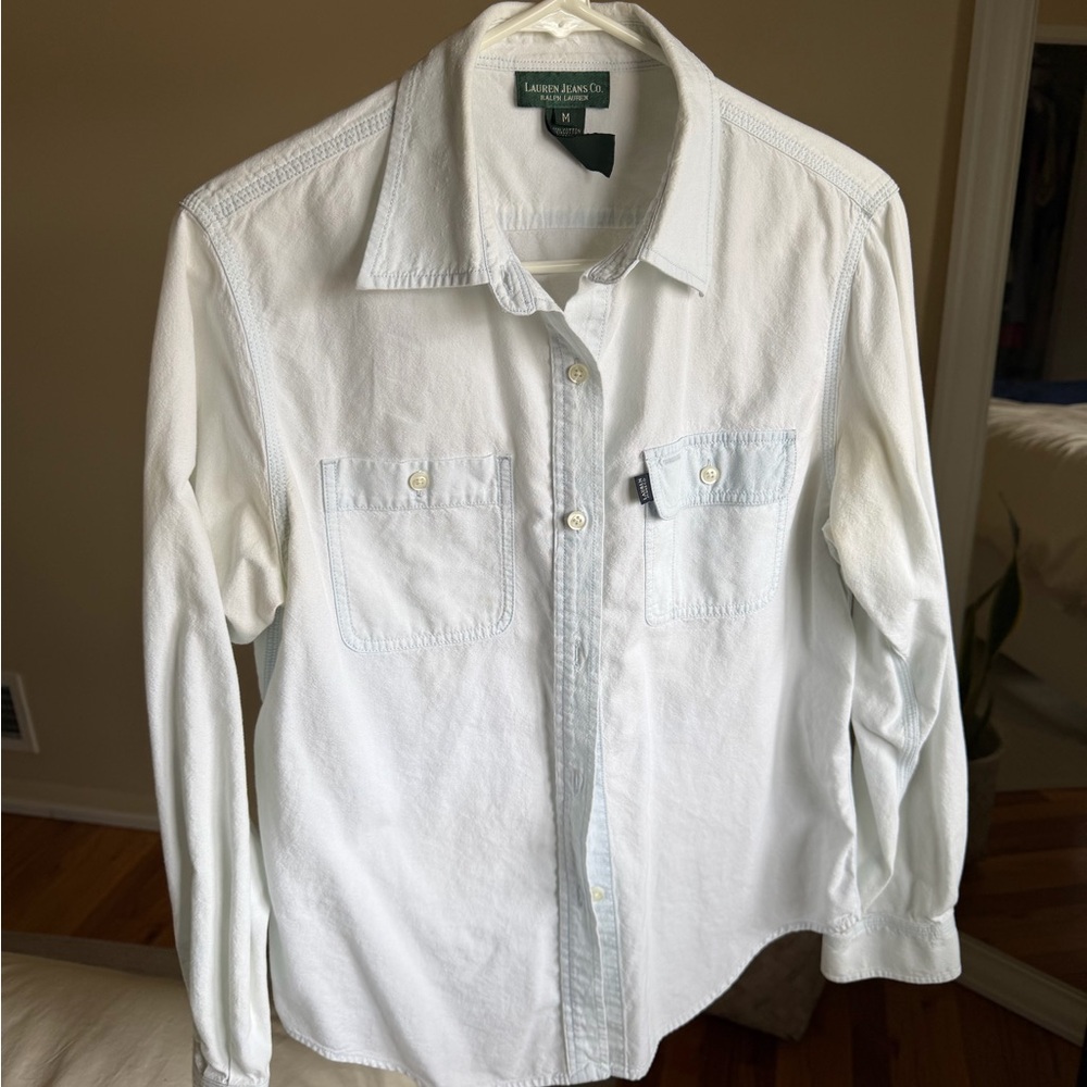 Ralph Lauren Light Wash Button Up Shirt